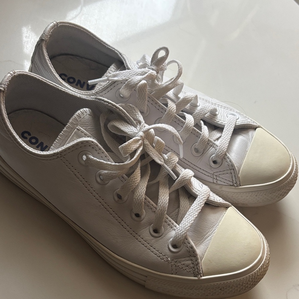 Converse Classic White Leather Sneakers
